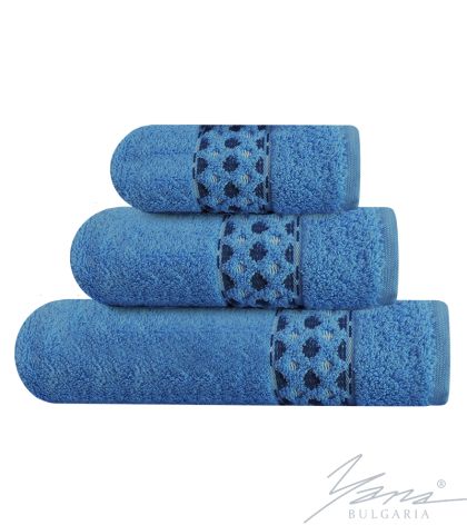 Microcotton towel Erik blau