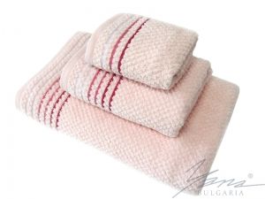 Handtuch aus Mikro-Baumw. B584 Popcorn rosa