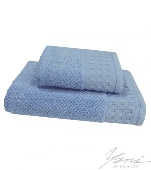 Handtuch aus Mikro-Baumw. Floating blau