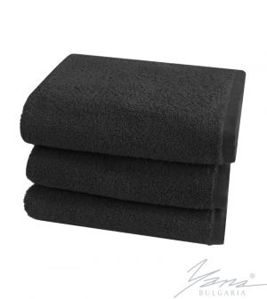 Kadeřnický ručník Černá