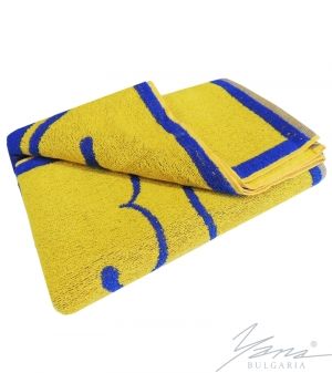 Beach towel E 088 blue