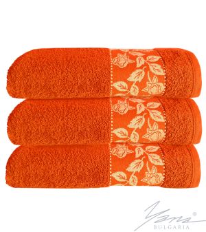 Towel Rose orange