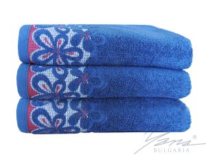 Handtuch aus Mikro-Baumw. Dante blau