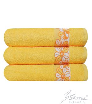Towel Dalia yellow