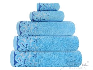 Microcotton towel DANTE blue