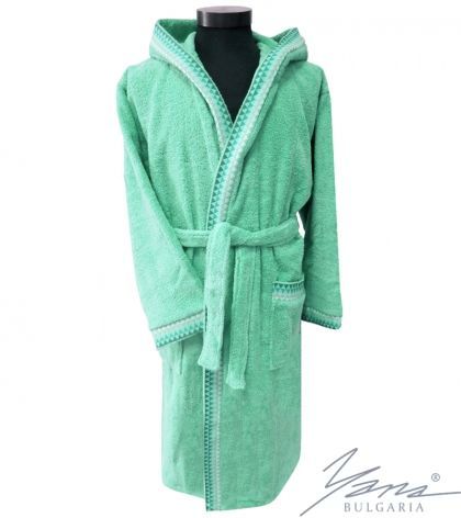 Teens' bathrobe F 296 mint