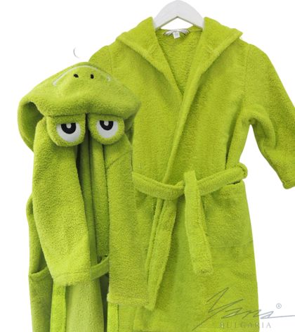 Bademantel für Kinder Kermit