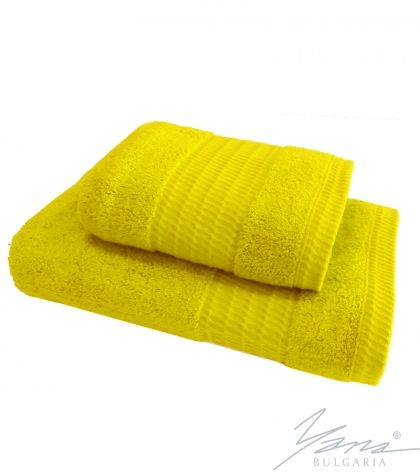 Handtuch aus Mikro-Baumw. B 499 gelb