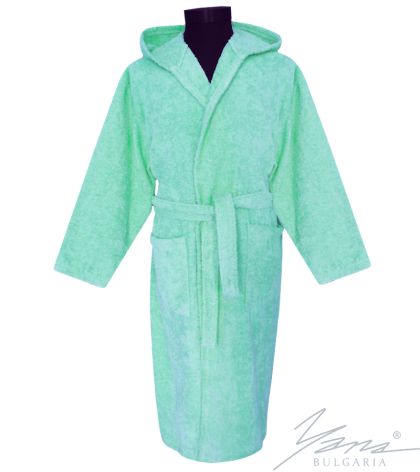 Adult bathrobe Riton mint