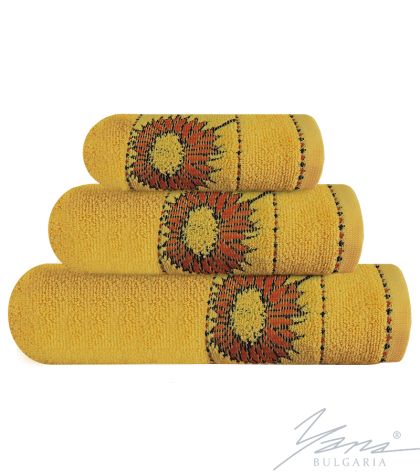 Handtuch Sonnenblume gelb