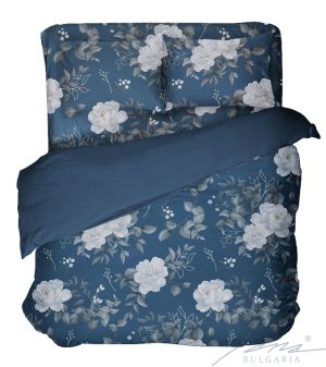 Women's two-tone intarsia sweater "O" neckline green