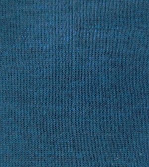 Дамски вълнен пуловер високо поло петрол