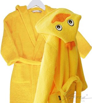 Детски халат Микропамук Пате