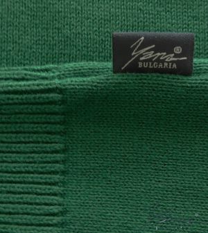 Мъжка риза поло яка, къс ръкав, зелен