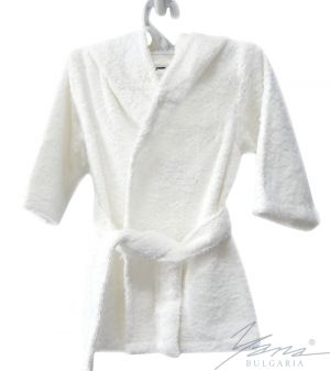 Kids' bathrobe Iva white