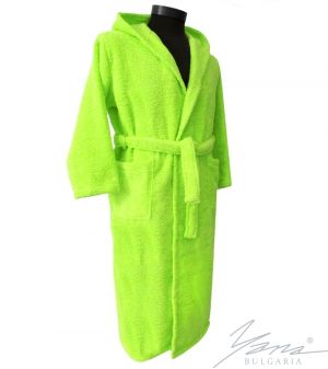 Teens' bathrobe green