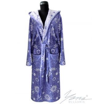 Adult bathrobe BEA lylac