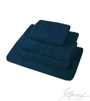 Handtuch aus Mikro-Baumw. B422 blau