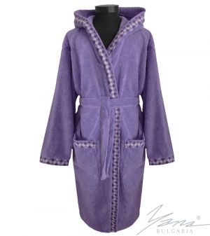 Adult bathrobe G232 lilac