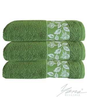 Towel Rose green
