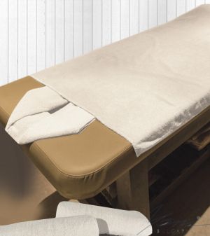 Хавлиена кърпа за масаж екрю