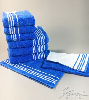 Mikro bavlněný ručník C 241Modrá bílá