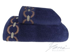 Handtuch aus Mikro-Baumw. A 370 blau