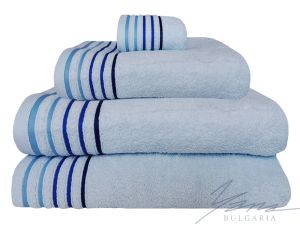 Handtuch aus Mikro-Baumw. B 367 blau
