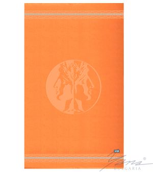 Beach towel velour YANUS BEACH orange