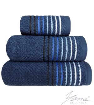 Handtuch aus Mikro-Baumw. B 435 blau
