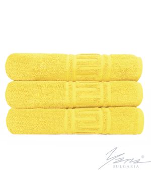 Handtuch maander gelb