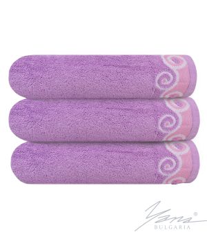 Microcotton towel Ilona lylac