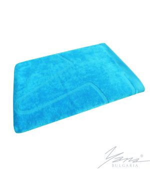 Хавлиена плажна кърпа велур B 049 синя