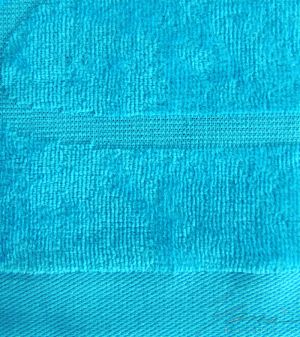 Хавлиена плажна кърпа велур B 049 синя