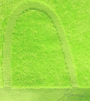 Хавлиена плажна кърпа велур B 049 зелена
